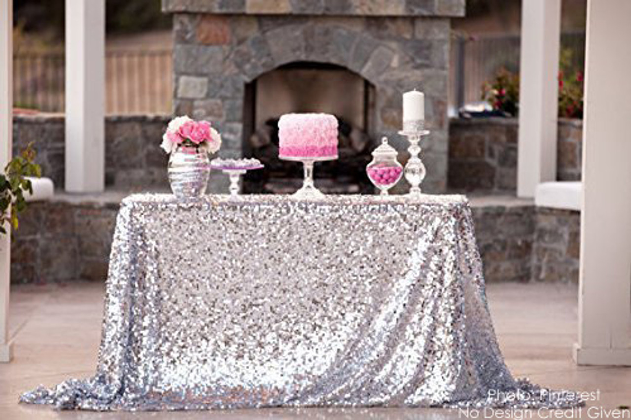 Gold Sequin Fabric - Table, Party & Floral Decor 