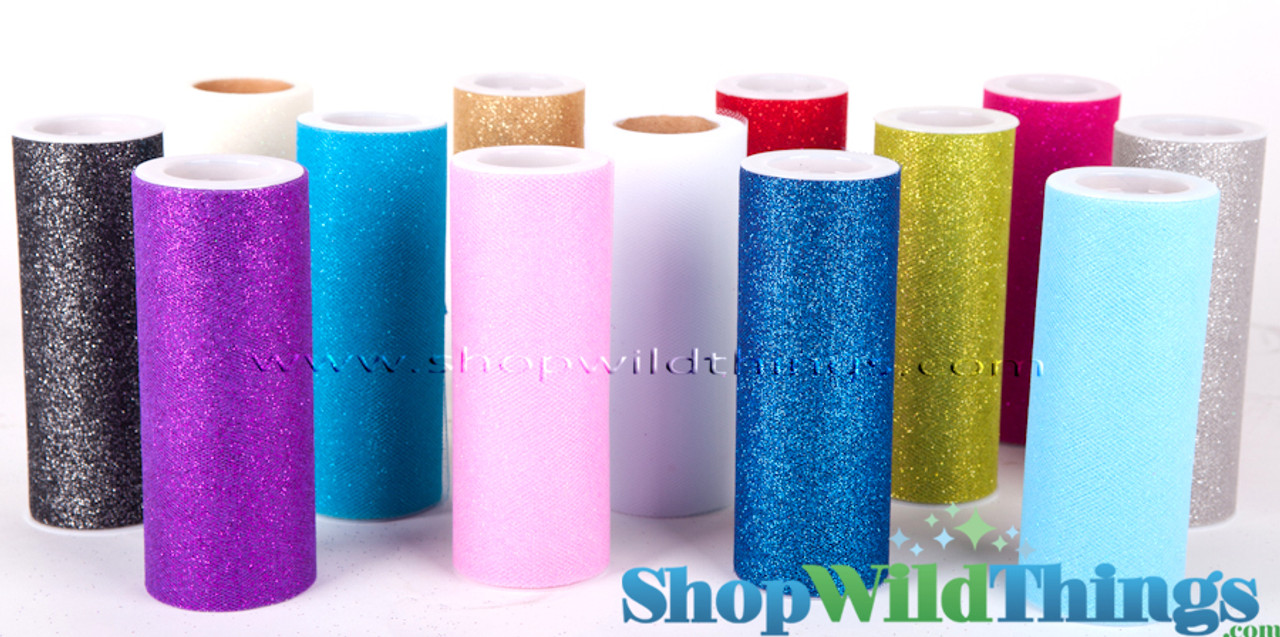 Silver Tulle - DIY Tulle Roll - Party Decoration Idea - Roll 6 x 10 Yards