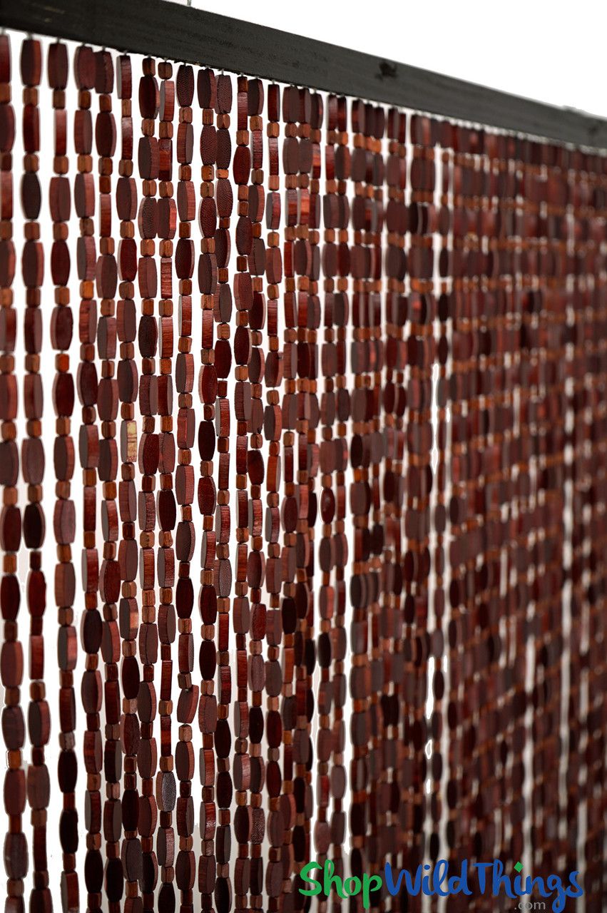 52 Strand Natural Wood Beaded Curtain Decor Accent Piece Shopwildthingscom 52 Strand Natural Wood Beaded Curtain Decor Accent Piece Shopwildthingscom