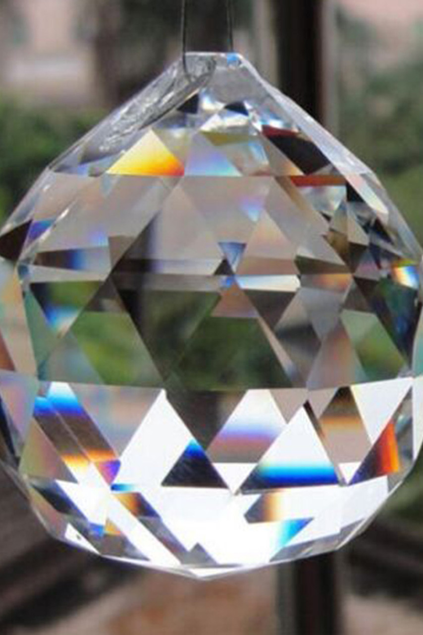 Kristall Glas Kegel 50mm Vollschliff Facetten für Kronleuchter Lüster   cône 