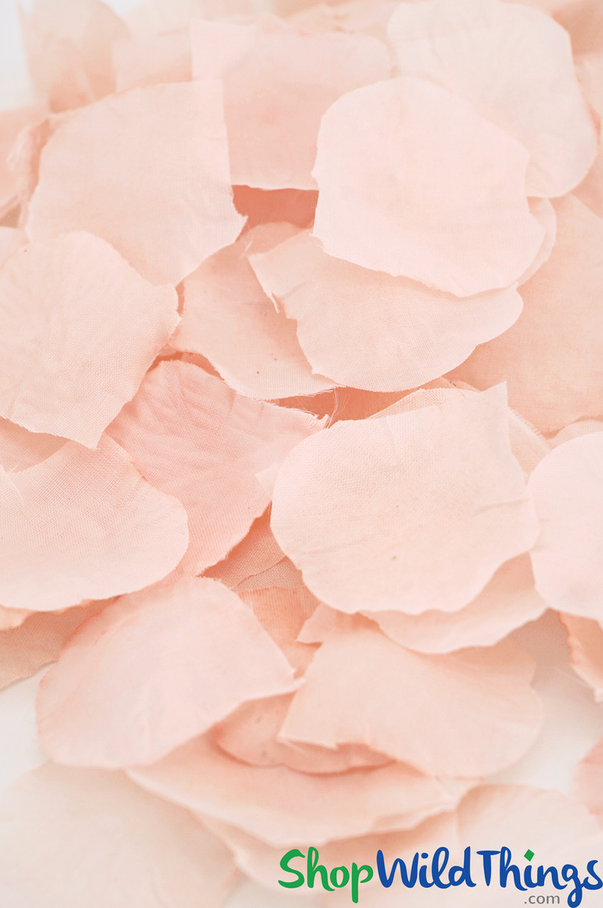Silk Rose Petals, 1,200 Pale Pink Petals -  Canada