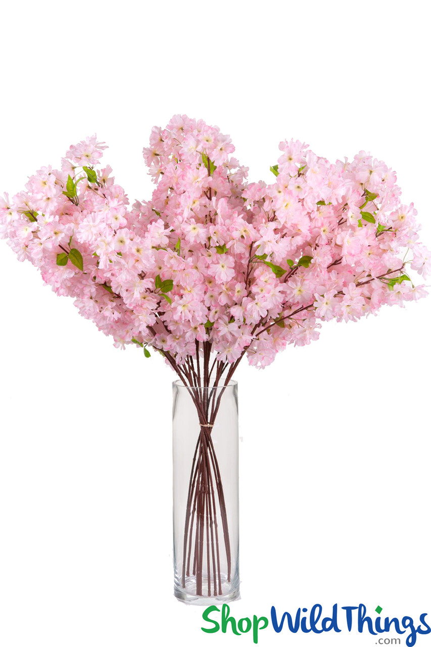 Inspire Me! Home Decor Floral Stems 18 Cherry Blossom Stem (3 Colors).  Online sell at Inspire Me! Home Decor Sales