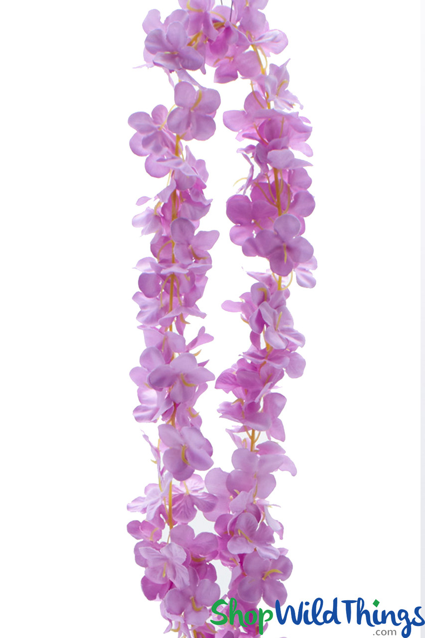 .com: New Summer Colorful Garden Wild Flower Garland Purple