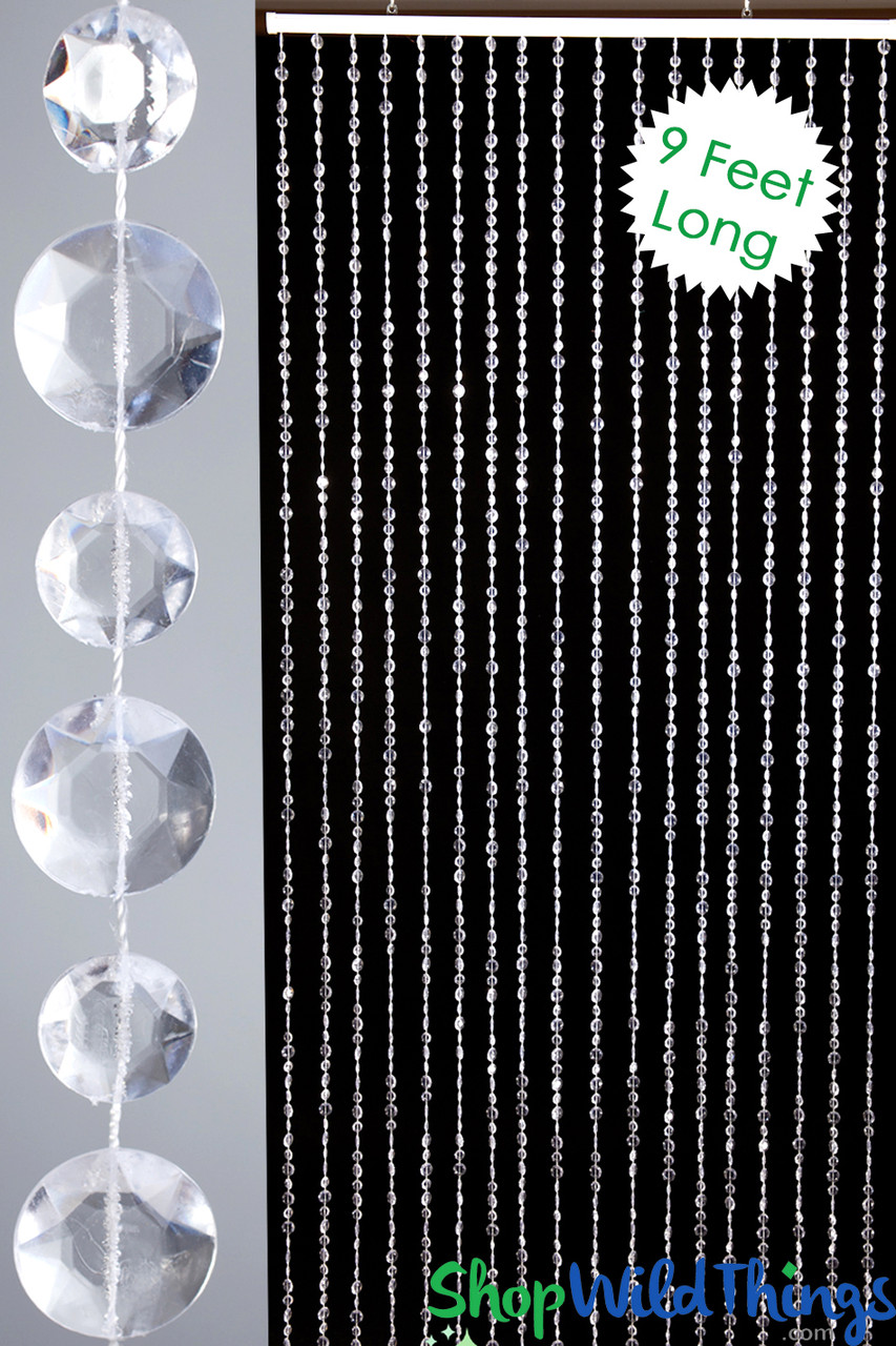 Large Diamonds Beaded Curtains Wedding Backdrops