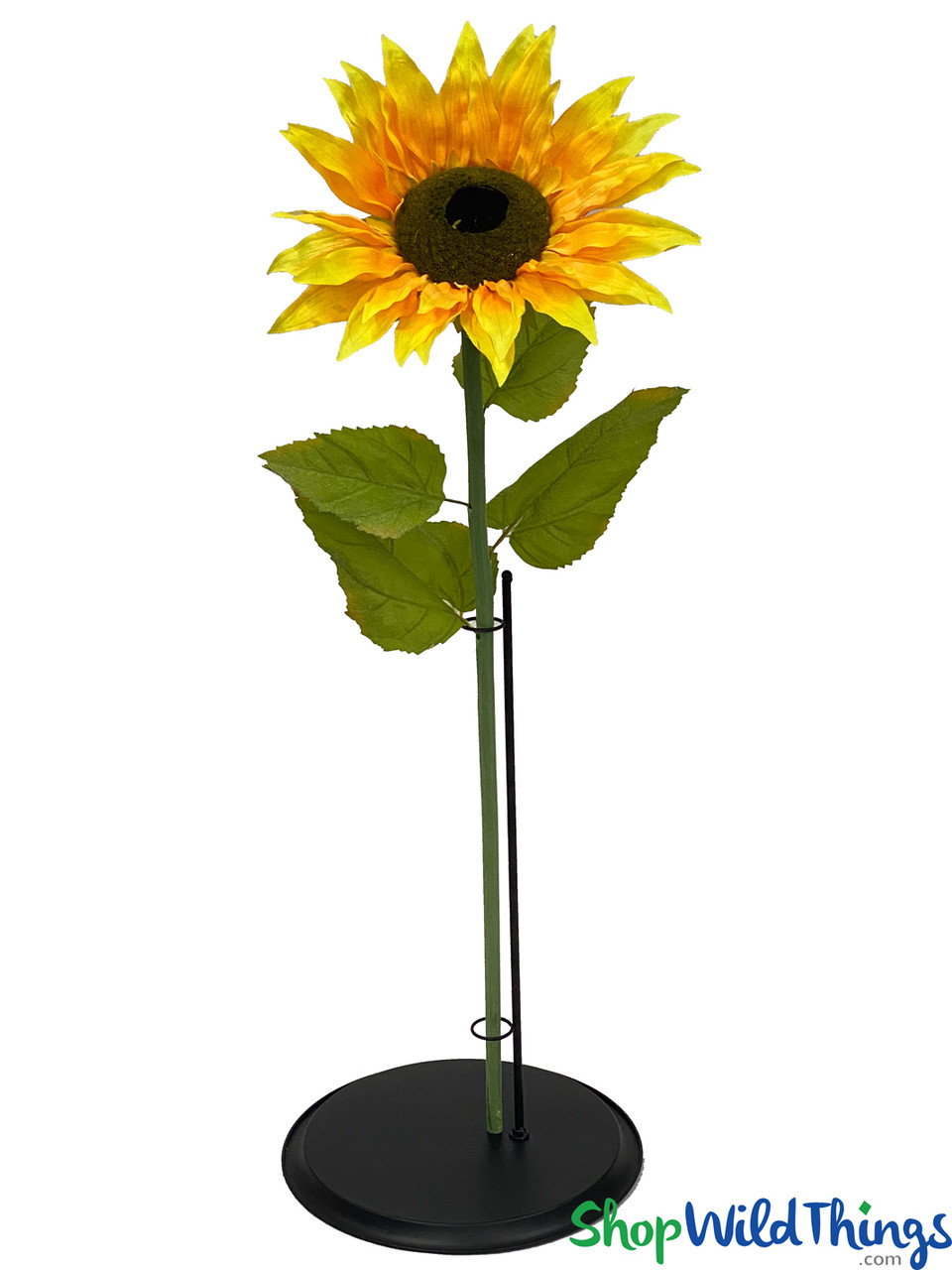 Artificial Sunflower Prop With Removable Stalk