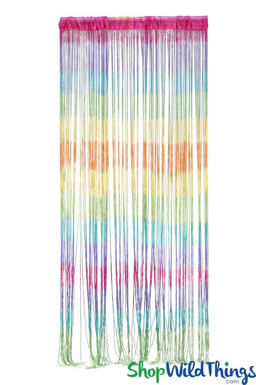 Rainbow Glitter Ombre Curling Ribbon
