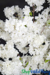 Closeup Leaves Flowers White Artificial Dogwood Tree Centerpiece ShopWildThings.com Closeup Leaves Flowers White Artificial Dogwood Tree Centerpiece ShopWildThings.com