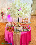 Pink & Gold Quinceañera Decor with Silk Flowering Trees from ShopWildThings
This vibrant quinceañera theme featured layers of hot pink, magenta, and blush artificial silk roses from ShopWildThings. Touches of gold and crystal added that signature glam effect, with one of our artificial flowering trees making a stunning appearance at the dessert table. Perfect inspiration for a luxe pink-on-pink celebration!