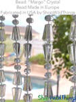 ShopWildThings made in USA custom beaded curtains - Clear