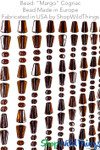 ShopWildThings made in USA custom beaded curtains - Brown