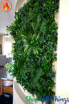 Artificial Greenery Wall by ShopWildThings.com Mixed High Quality Foliage Fake Living Wall