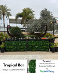 Take your tropical themed event to the next level with “Paradise” Artificial Greenery Wall Panels by ShopWildThings.com. Indoor/Outdoor UV treated, these panels are versatile to handle your outdoor event and then some. With an ever-growing collection of designer grade Artificial Greenery Wall Panels, ShopWildThings.com has a wide selection of panels to choose from to get the exact look your design requires.
