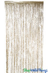 Gold Metallic Sparkle Fringe Curtains Mylar Foil Party Backdrops ShopWildThings.com