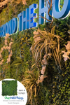Close up of Landscape Wall Panels that Create Large Greenery Backdrops by ShopWildThings.com Close up of Landscape Wall Panels that Create Large Greenery Backdrops by ShopWildThings.com