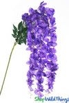 Purple Wisteria Bouquet Bunches Draping Floral Strands of Flowers For Arches and Ceilings ShopWildThings.com Purple Wisteria Bouquet Bunches Draping Floral Strands of Flowers For Arches and Ceilings ShopWildThings.com