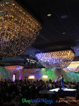 Strands of PVC Discs from ShopWildThings Beaded Curtains Can be Used to Create Giant Chandeliers or Columns Strands of PVC Discs from ShopWildThings Beaded Curtains Can be Used to Create Giant Chandeliers or Columns