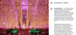 Fire Proof PVC Strands from ShopWildThings Hang from the Ceiling to Create a Spectacular Wedding and Event Focal Point