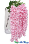 Silk Pink Butterfly Bush Plumeria Draping Spray for Floral Backdrops, Ceilings and more!