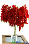 Red Draping Garland Pick of Flowers for Ceilings Displays and Floral Centerpieces ShopWildThings