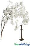 White Cherry Blossom Interchangeable Branches Silk Flowers ShopWildThings.com