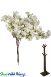 Off White Cream Fluffy Floral Spray for Flowering Trees Interchangeable Branches ShopWildThings.com Off White Cream Fluffy Floral Spray for Flowering Trees Interchangeable Branches ShopWildThings.com