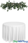 Round Greenery Chandelier Hanging over table ShopWildThings.com Round Greenery Chandelier Hanging over table ShopWildThings.com
