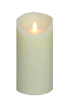 Ivory LED Flickering Wick Flameless Candle 4" Wide x 8" Tall ShopWildThings Remote Control Compatible Event Lighting Ivory LED Flickering Wick Flameless Candle 4" Wide x 8" Tall ShopWildThings Remote Control Compatible Event Lighting