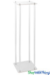 Floral & Centerpiece Riser "Brooklyn" - Clear Acrylic Harlow Stand - 10x10x40"