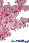 Pink Cherry Blossom Branches Artificial Silk Picks Sprays ShopWildThings.com Pink Cherry Blossom Branches Artificial Silk Picks Sprays ShopWildThings.com