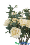 Faux Cream Ivory Roses ShopWildThings Piano Roses Artificial