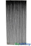 Black Bamboo Beaded Curtain 90 Strands ShopWildThings.com