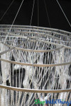 Frame of Custom 6 Foot Diameter Giant Chandelier with Professional Rigging from ShopWildThings.com