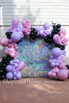 Even with Natural Light, A Rainbow of Colors Shines from ShopWildThings Metallic Iridescent Sequin Panels