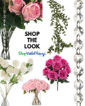 Create a Romantic Wedding Arch with Pink Flowers and Crystal Accents
Planning an outdoor wedding? Get inspired by this pink and white wedding arch, featuring artificial silk flowers, cascading greenery, and sparkling crystal accents- all available at ShopWildThings.com. Perfect for creating a dreamy ceremony backdrop!