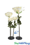 ShopWildThings Lifesize Ivory Flowers Come in Several Sizes and Colors ShopWildThings Lifesize Ivory Flowers Come in Several Sizes and Colors