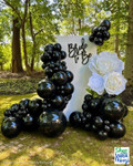 Bride to Be Backdrop with Black Balloons & White Jumbo Roses
Create striking black-and-white bridal decor with Jumbo Roses from ShopWildThings. This “Bride to Be” backdrop pairs cascading black balloons with oversized white roses for bold contrast—perfect for bridal showers, engagement parties, or bachelorettes. Shop 5 sizes and 11 colors (50+ roses in stock) to match any theme.
