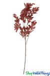 Deep Red Artificial Eucalyptus Spray Branch ShopWildThings.com Deep Red Artificial Eucalyptus Spray Branch ShopWildThings.com