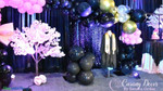 Celebrate in Style with "The Harper"! This memorable graduation party backdrop is created with "The Harper" arbor by ShopWildThings.com! This black square structure adds instant sophistication and provides the perfect base for balloons and other celebratory decor.
Graduation Party Decor and Photo Backdrop Ideas