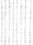 ShopWildThings Crystal Beaded Curtains are Ready to Hang Right Out of the Box