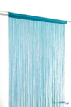 String Curtain Teal Blue 39" x 110" ; Polyester | ShopWildThings
