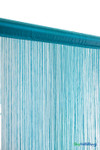 String Curtain Teal Blue 39" x 110" ; Polyester | ShopWildThings