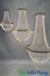 3 sizes of Giant Beaded Chandeliers ShopwildThings.com 3 sizes of Giant Beaded Chandeliers ShopwildThings.com