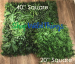 Faux Living Wall Green Foliage Panels by ShopWildThings.com Faux Living Wall Green Foliage Panels by ShopWildThings.com