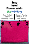 Easy Up Fabric Backdrop Flower Walls ShopWildThings Easy Up Fabric Backdrop Flower Walls ShopWildThings