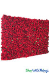 Artificial Florals Hanging Fabric Backdrop 8 x 8 Feet Premium Red Roses Artificial Florals Hanging Fabric Backdrop 8 x 8 Feet Premium Red Roses
