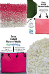 Custom Flower Wall Backrops by ShopWildthings.com Custom Flower Wall Backrops by ShopWildthings.com