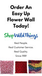 Order an Easy Up Flower Wall with ShopWildThings.com for the new and improved experience in event flower walls! Order an Easy Up Flower Wall with ShopWildThings.com for the new and improved experience in event flower walls!