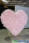 Custom Flower Wall Heart Shaped ShopWildThings.com Custom Flower Wall Heart Shaped ShopWildThings.com