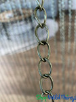 Green Tone Metal Chain Beaded Curtain ShopWildThings Green Tone Metal Chain Beaded Curtain ShopWildThings