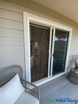 Metal Chain Curtains in Patio Door for Bug Protection ShopWildThings Metal Chain Curtains in Patio Door for Bug Protection ShopWildThings